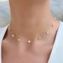 Комплект Колие и Гривна с Кристали и Перли Swarovski/Сваровски